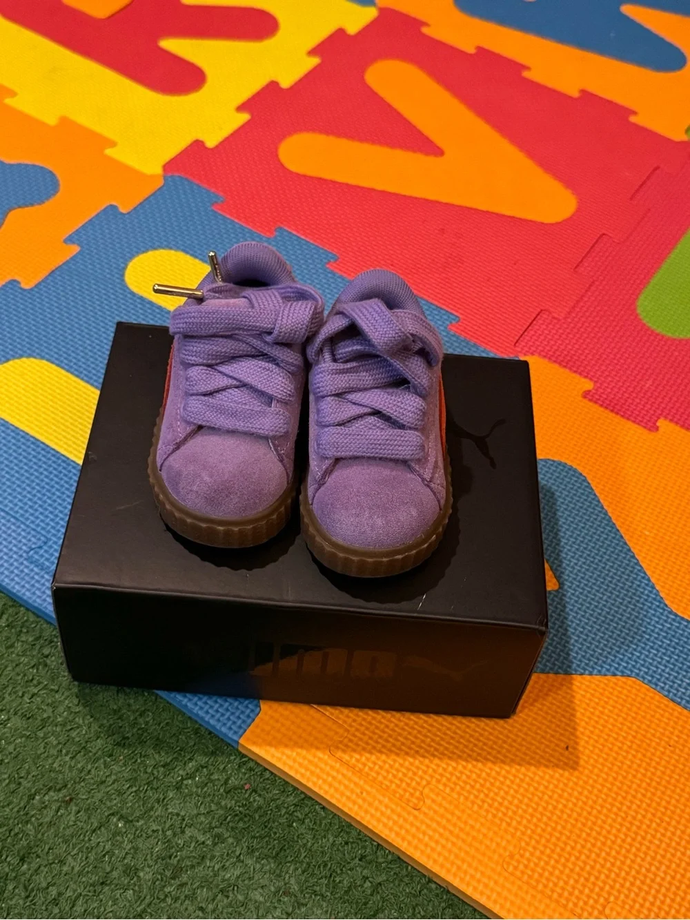 FENTY Kids' Black Sneakers - Stylish Athletic Shoes Size 5c